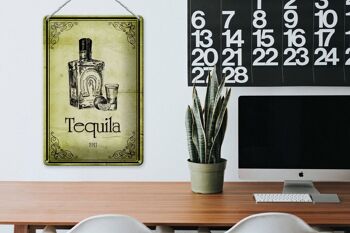 Plaque en tôle 20x30cm 1911 Tequila décoration murale 3