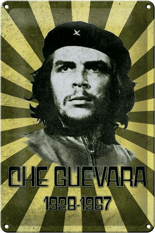 Blechschild Retro 20x30cm Che Guevara 1928-1967 Kuba Cuba