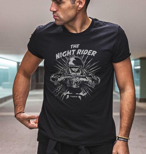 T-shirt Night rider - T-shirt Moto