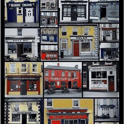 Blechschild 20x30cm West Cork irish pubs