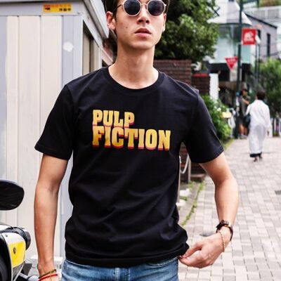 Pulp Fiction Maglietta con logo - Tarantino Typo Tee