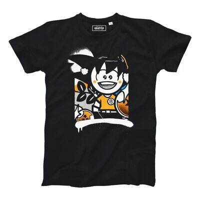 T-shirt Street Goku - T-shirt Dragon Ball Street Art