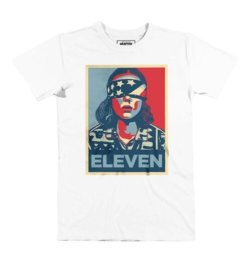 T-shirt Eleven Bandeau - T-shirt Stranger Things Street Art