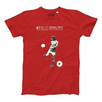 T-shirt George Best - T-shirt da calcio - Cotone biologico