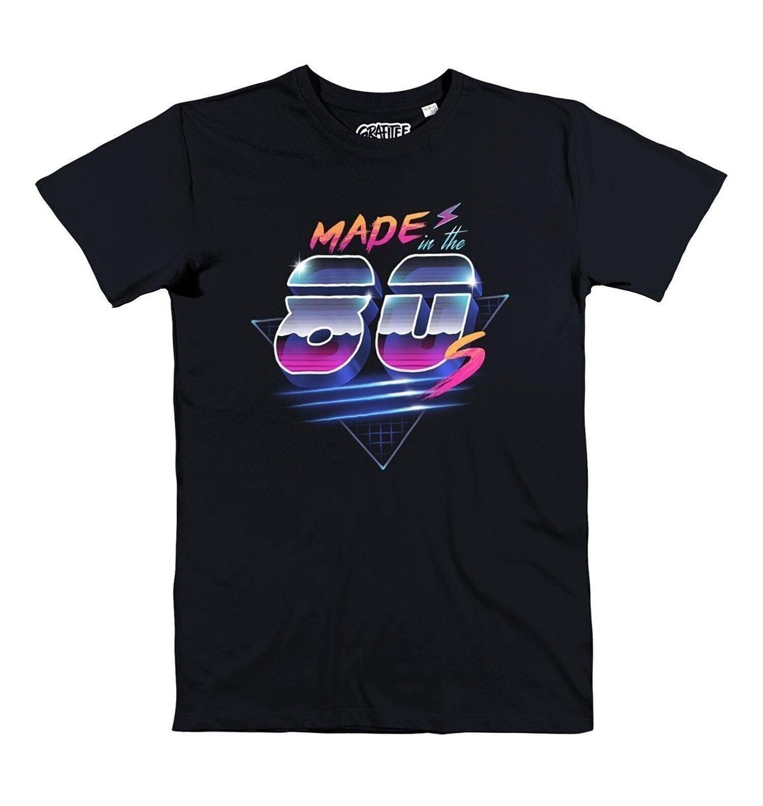 T-shirt Made in the 80's - T-shirt stile anni '80 e calligrafia