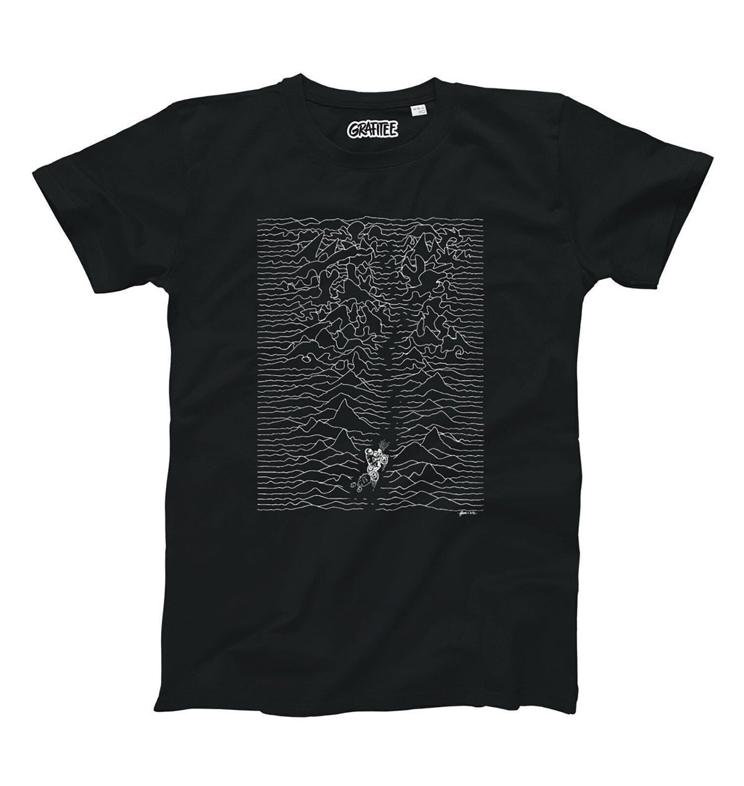 T-Shirt Escape - T-shirt da motociclista in stile moto Joy Division
