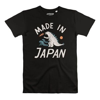 T-shirt Made In Japan - Tshirt illustré Japon et Godzilla