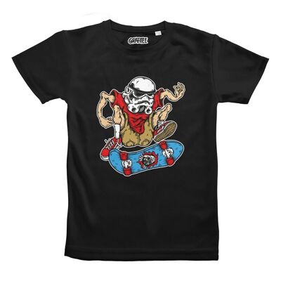 Trooper Skater T-Shirt - Star Wars Stormtrooper & Skateboard T-Shirt