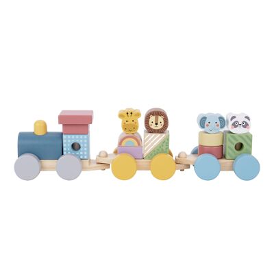 Wooden train Animals