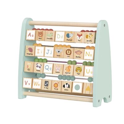 Beads Coaster- Alphabet pastel