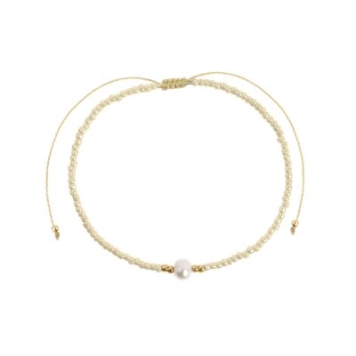 Alba-Perle mit Perlen-Makramee-Armband
