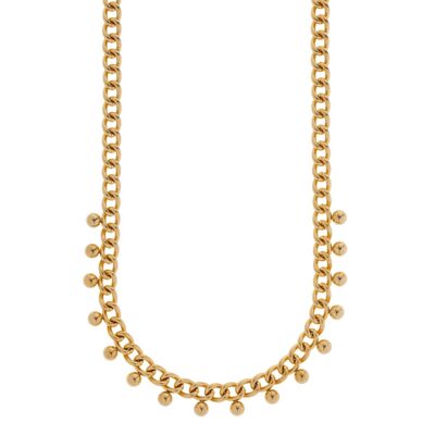 Safran - Orientalische Perlenkette aus Edelstahl