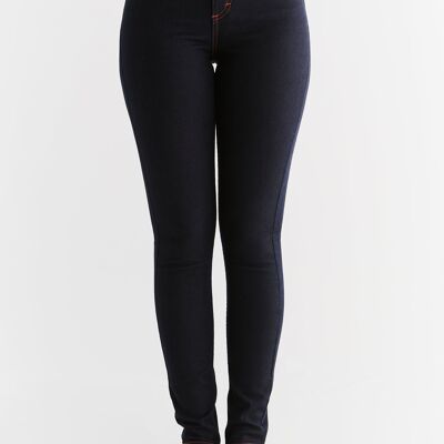 WD1026-223 | Coupe Skinny Chaude Femme - Bleu Marine
