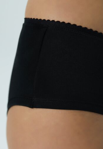 1155-01 | Pantalon femme dentelle fine - noir 4