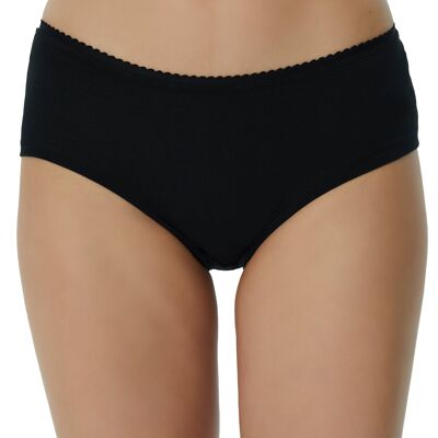 1155-01 | Pantaloni da donna con pizzo pregiato - neri