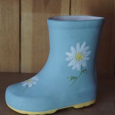 Merryfield Pottery Botanic Wellington Boot Desk Tidy – Daisy  Design