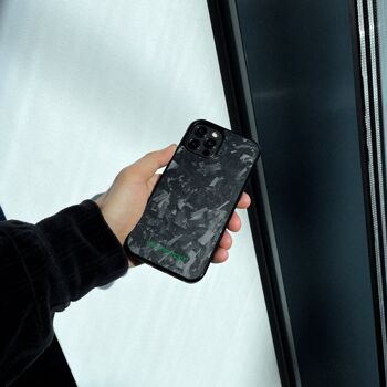 Coque iPhone 12 à 15 en carbone forgé mat | MagSafe 8