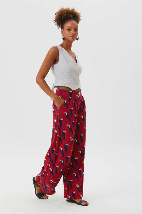 Boho Women's Pants Red