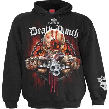 5FDP - ASSASSIN - Sweat à capuche sous licence noir 4