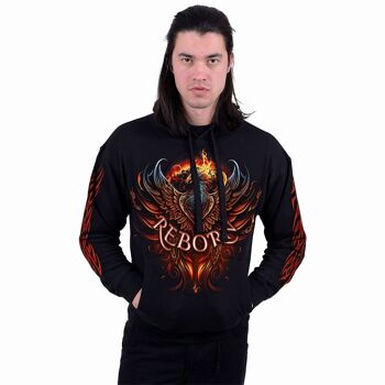 ASHES REBORN - Sweat à capuche Noir 3