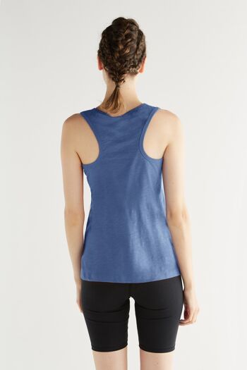 1225-054 | Top jersey flamme femme - bleu gentiane 3