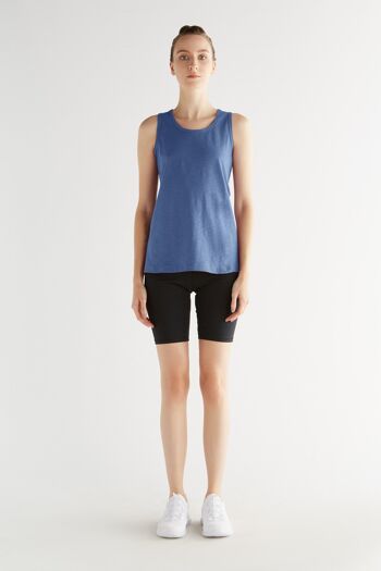 1225-054 | Top jersey flamme femme - bleu gentiane 4