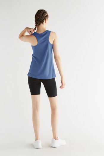 1225-054 | Top jersey flamme femme - bleu gentiane 5