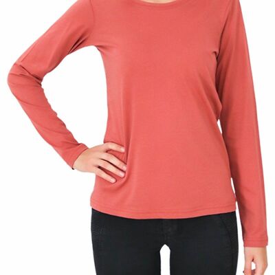 1251-04 | Damen Langarmshirt - Zedernstaub