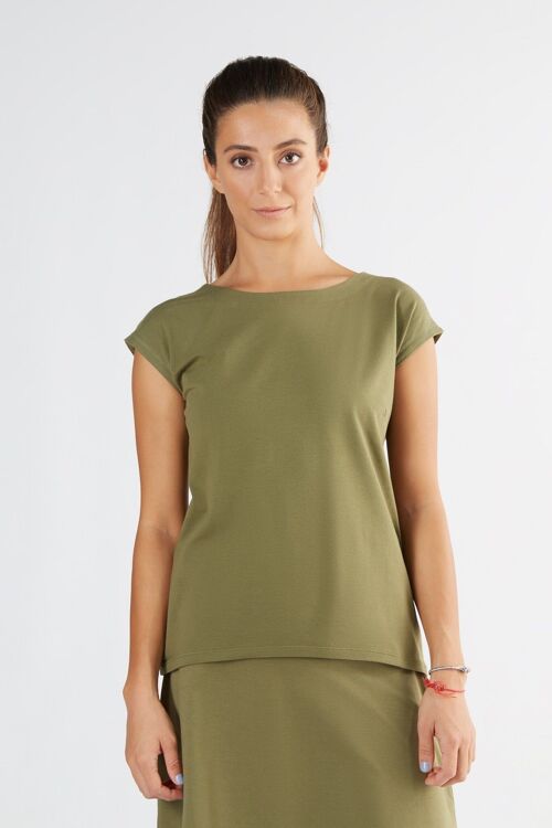 1261-041 | Ladies blouse shirt - olive