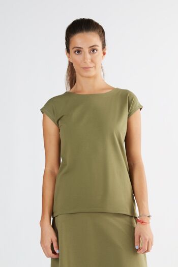 1261-041 | Chemise chemisier femme - olive 1