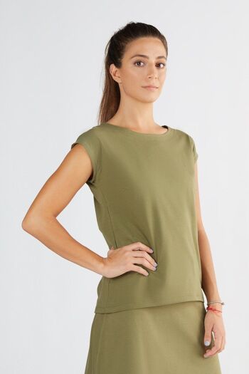 1261-041 | Chemise chemisier femme - olive 2