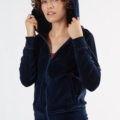 1271-02 | Women's Nicky Hooded Jacket - Midnight Blue