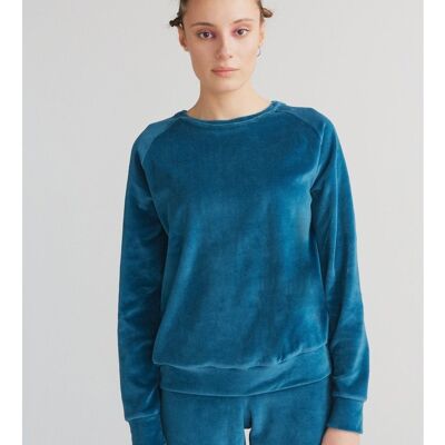 1277-044 | Sudadera mujer Nicky - Azul Danubio