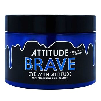 BRAVE BLUE - Teinture pour cheveux Attitude - 135ml 3