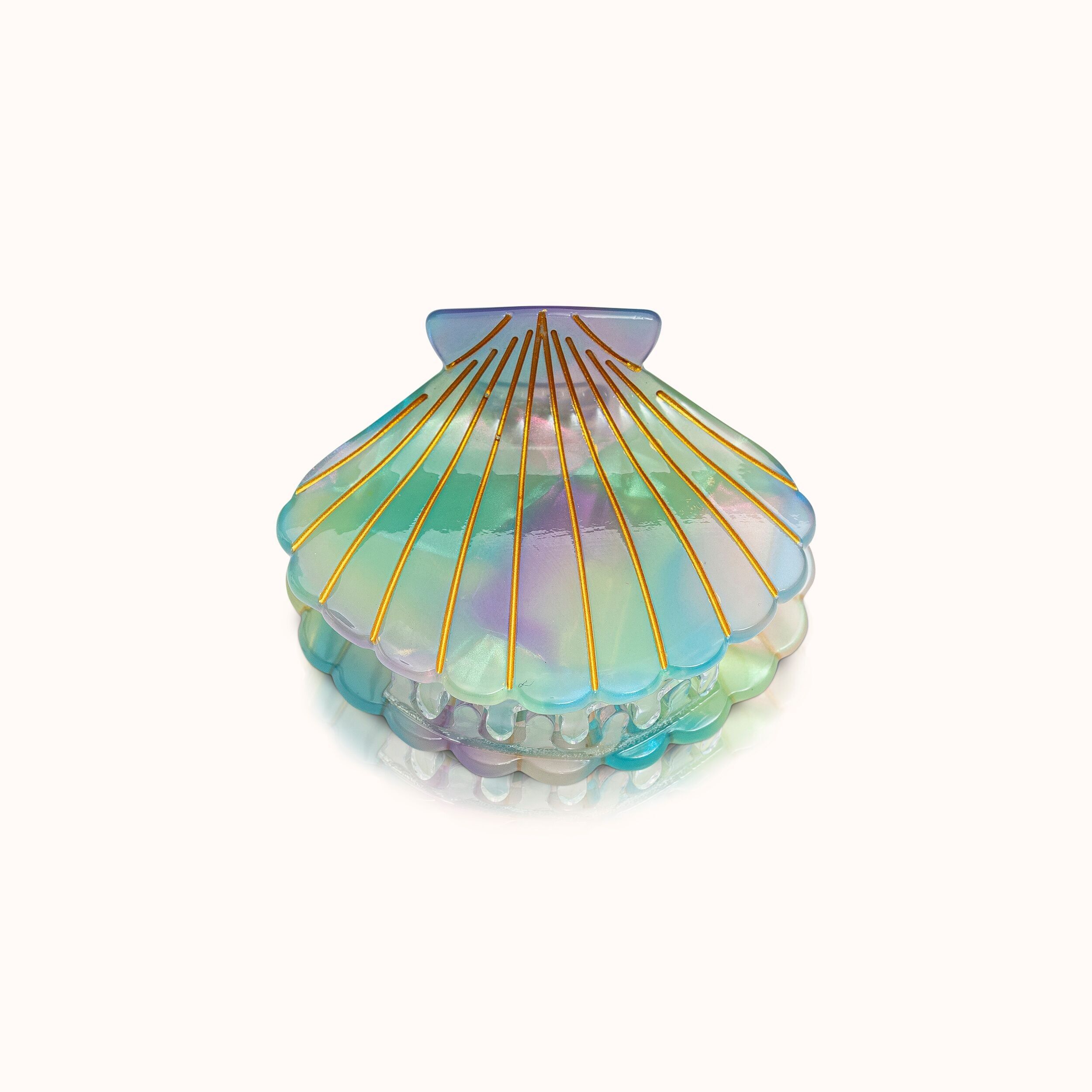 Unicorno conchiglia per fermaglio per capelli