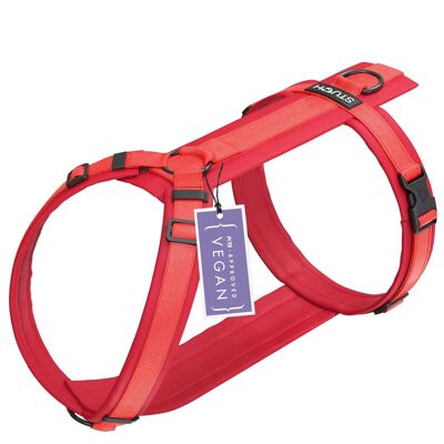 Padded dog harness - Red