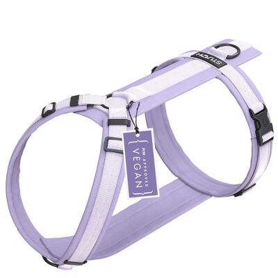 Padded dog harness - lilac