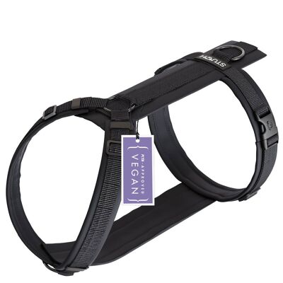 Padded dog harness - Black