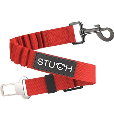 Cinturón de seguridad universal para coche - rojo