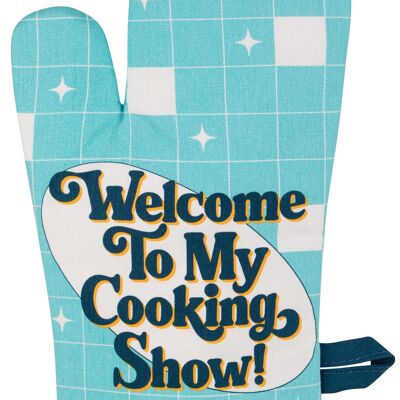 Cooking Show Oven Mitt - new!