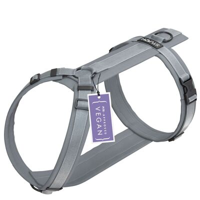 Padded dog harness - grey