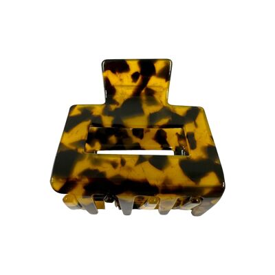 Hair Clip Square Dark Leo