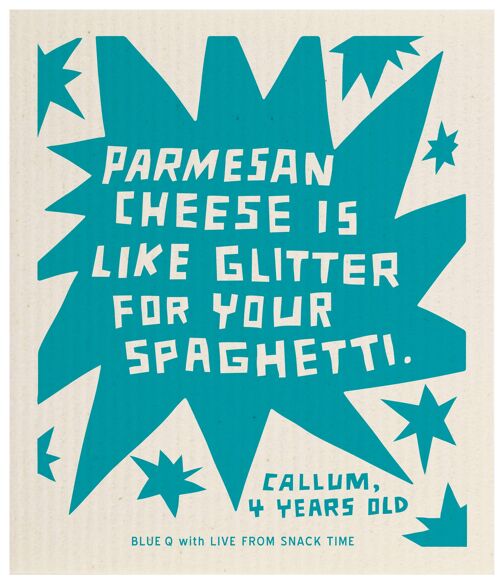 Parmesan Swedish Dishcloth - NEW!