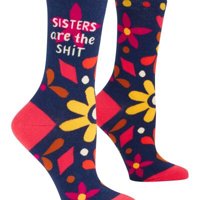 „Sisters Are The Shit“-Crew-Socken – NEU!