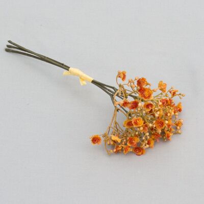 Gypsophila bunch x 3, L= 30 cm, orange