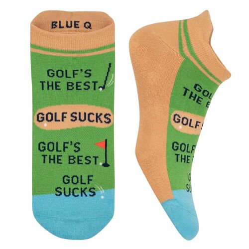 Golf Sucks Sneaker Socks L/XL - new!