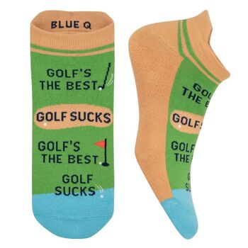 Golf Sucks Sneaker Chaussettes S/M - nouveau ! 1