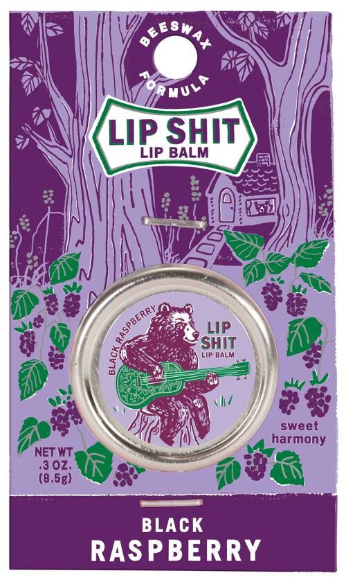 Lip Shit Black Rasp Lip Balm - NEW!