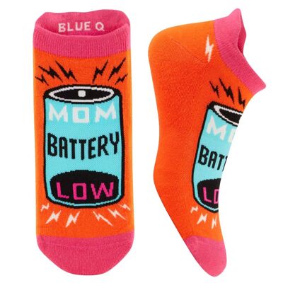 Mom Battery Sneaker Socks L/XL - NEW!