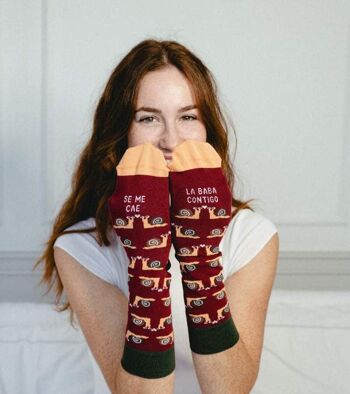 Chaussettes "je bave sur toi" 5